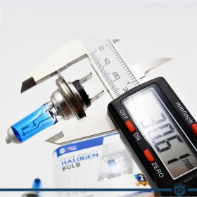 X1 H7 HALOGEN BULB LIGHT 12V 55W, POWERFUL HEADLIGHT WHITE, XENON EFFECT, +35 Mt VISIBILITY