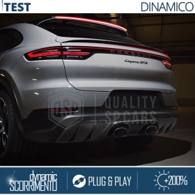 ALERÓN LED Trasero Para Porsche Cayenne | Spoiler LED Adhesivo Negro Translúcido