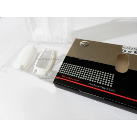 White Hard Remote Key Cover for Mercedes CL Class (C216) 2006-2013 PROTECTOR Shell Case in Thermal Abs