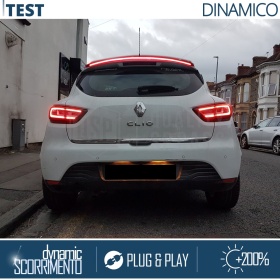 ALERÓN LED Trasero Para Renault Vel Satis | Spoiler LED Adhesivo Negro Translúcido