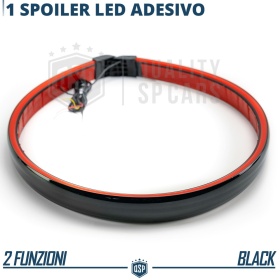 ALERÓN LED Trasero Para Seat Marbella | Spoiler LED Adhesivo Negro Translúcido