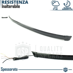 ALERÓN LED Trasero Para Seat Marbella | Spoiler LED Adhesivo Negro Translúcido