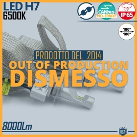 Kit LED H7 CANbus Profesional | Conversión de Halógena H7 a LED | 6500K Blanco Frío 8000LM