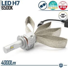 1 Bombilla LED H7 CANbus Profesional | Conversión de Halógena H7 a LED | 6500K Blanco Frío 4000LM