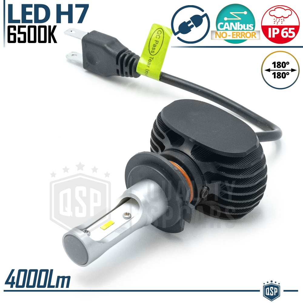 1x Bombilla LED H7 CANbus | Conversión Faros Led Luz Blanca 6500K 4000LM