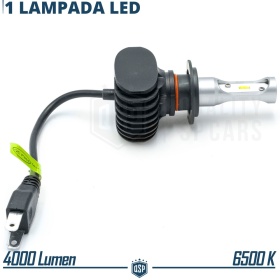 1x Bombilla LED H7 CANbus | Conversión Faros Led Luz Blanca 6500K 4000LM