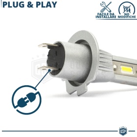 1x Bombilla LED H7 | Blanco Frío 6500K Potente 4000LM | CANbus Sin Error, Plug & Play