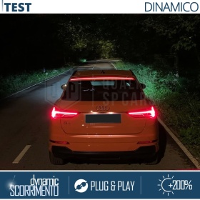 ALERÓN LED Trasero Para Audi E-Tron | Spoiler LED Adhesivo Negro Translúcido