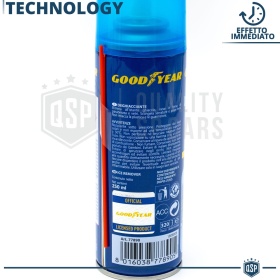 Spray Quitahielo para Parabrisas de Coche | DESHIELO GoodYear Gafas, Cerraduras, Frenos, Plásticos