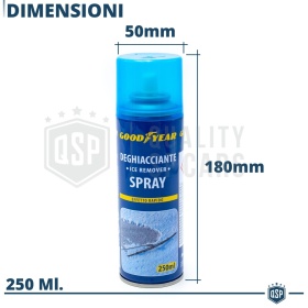 Spray Quitahielo para Parabrisas de Coche | DESHIELO GoodYear Gafas, Cerraduras, Frenos, Plásticos