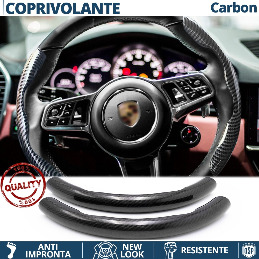 FUNDA VOLANTE para Bentley, Efecto FIBRA DE CARBONO Negro Deportivo FINO Antideslizante FUNDA VOLANTE para Bentley, Efecto FIBRA DE CARBONO Negro Deportivo FINO Antideslizante