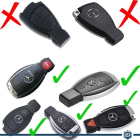 Blue Hard Remote Key Cover for Mercedes G Class (W463) Facelift PROTECTOR Shell Case in Thermal Abs