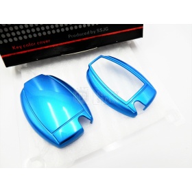 Blue Hard Remote Key Cover for Mercedes G Class (W463) Facelift PROTECTOR Shell Case in Thermal Abs