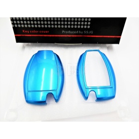 Blue Hard Remote Key Cover for Mercedes G Class (W463) Facelift PROTECTOR Shell Case in Thermal Abs