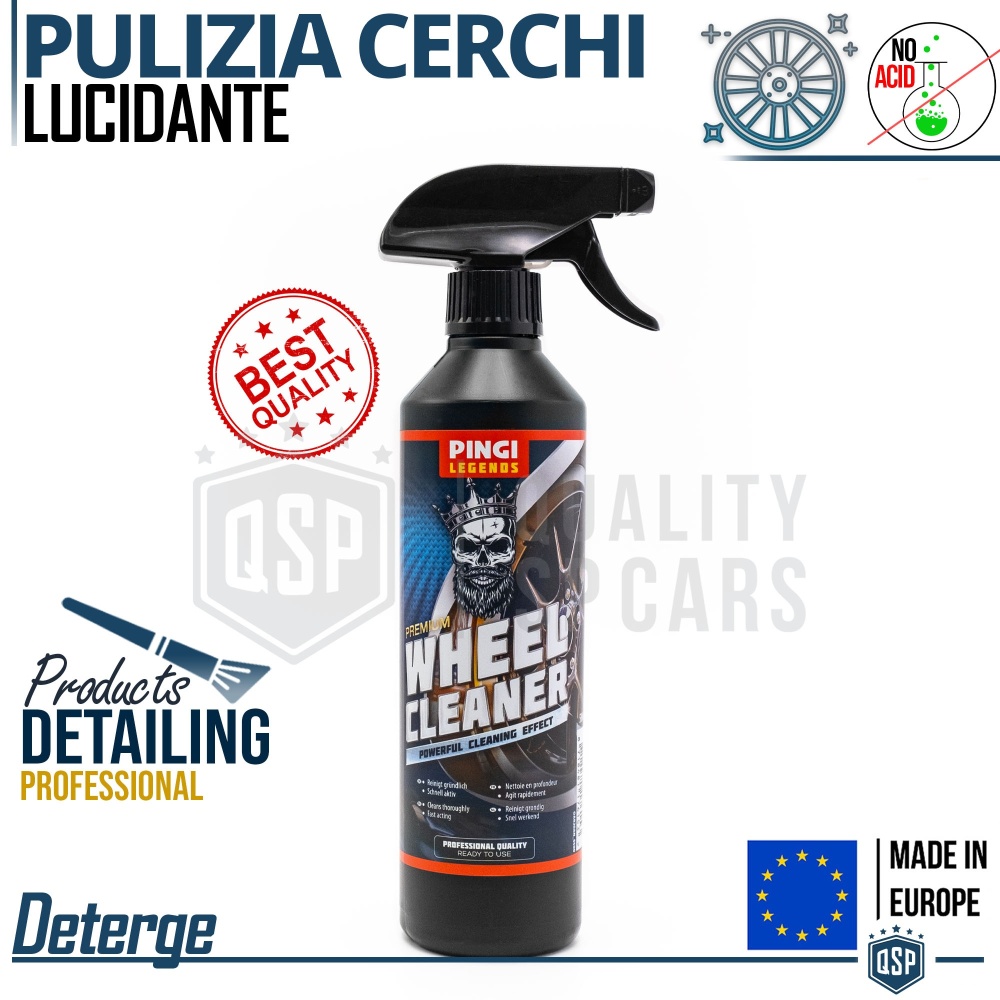 Limpiador de Llantas Profesional LEGENDS | Abrillantador de Ruedas CAR DETAILING | FABRICADO EN EUROPA