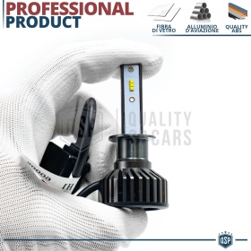 1 Bombilla LED H1 CANbus 4000LM | Luz Blanca 6000K | Conversión Profesional de Halógena H1 a LED