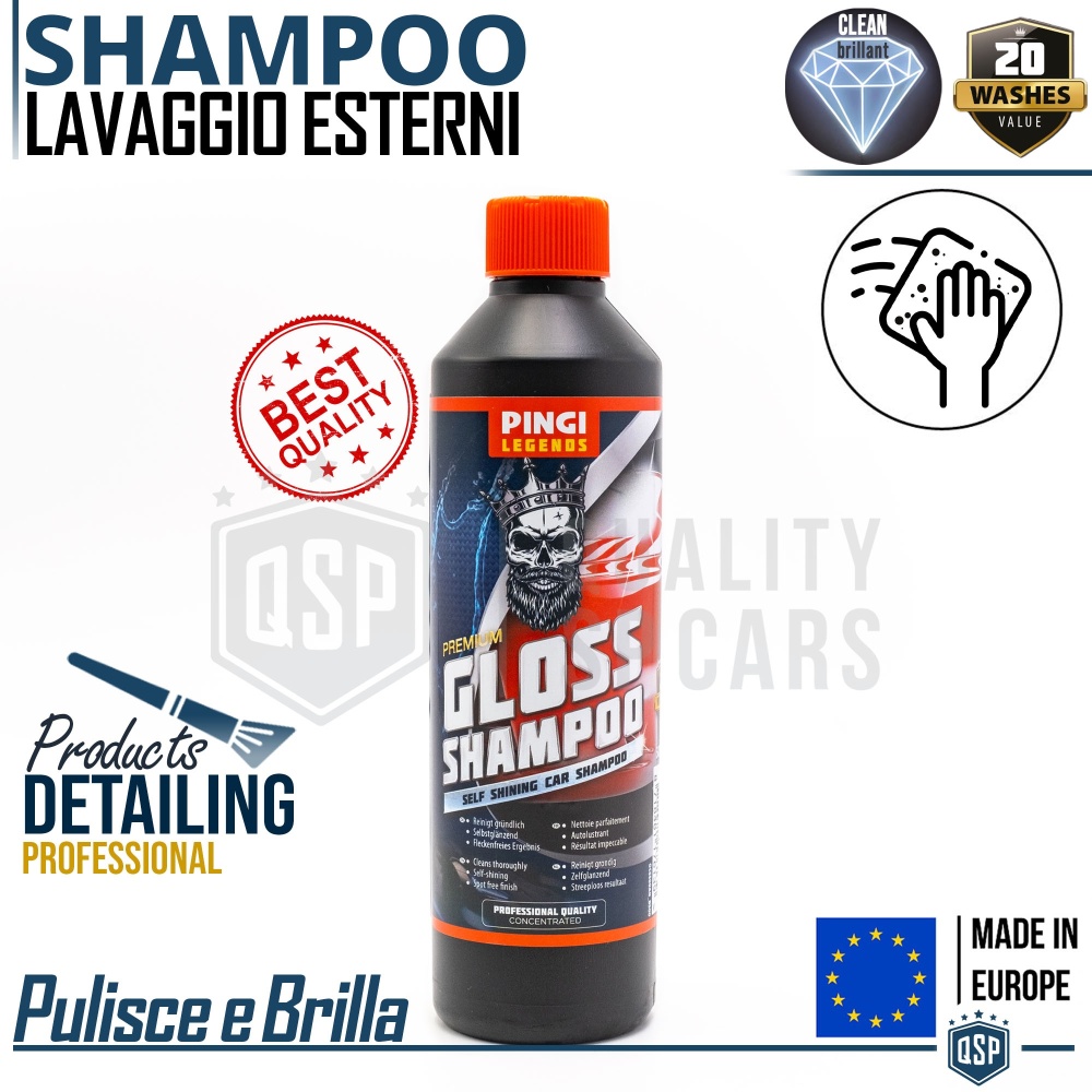 Champú Profesional Lavado de Coche LEGENDS | Limpia y Pule Carrocería CAR DETAILING | FABRICADO EN EUROPA