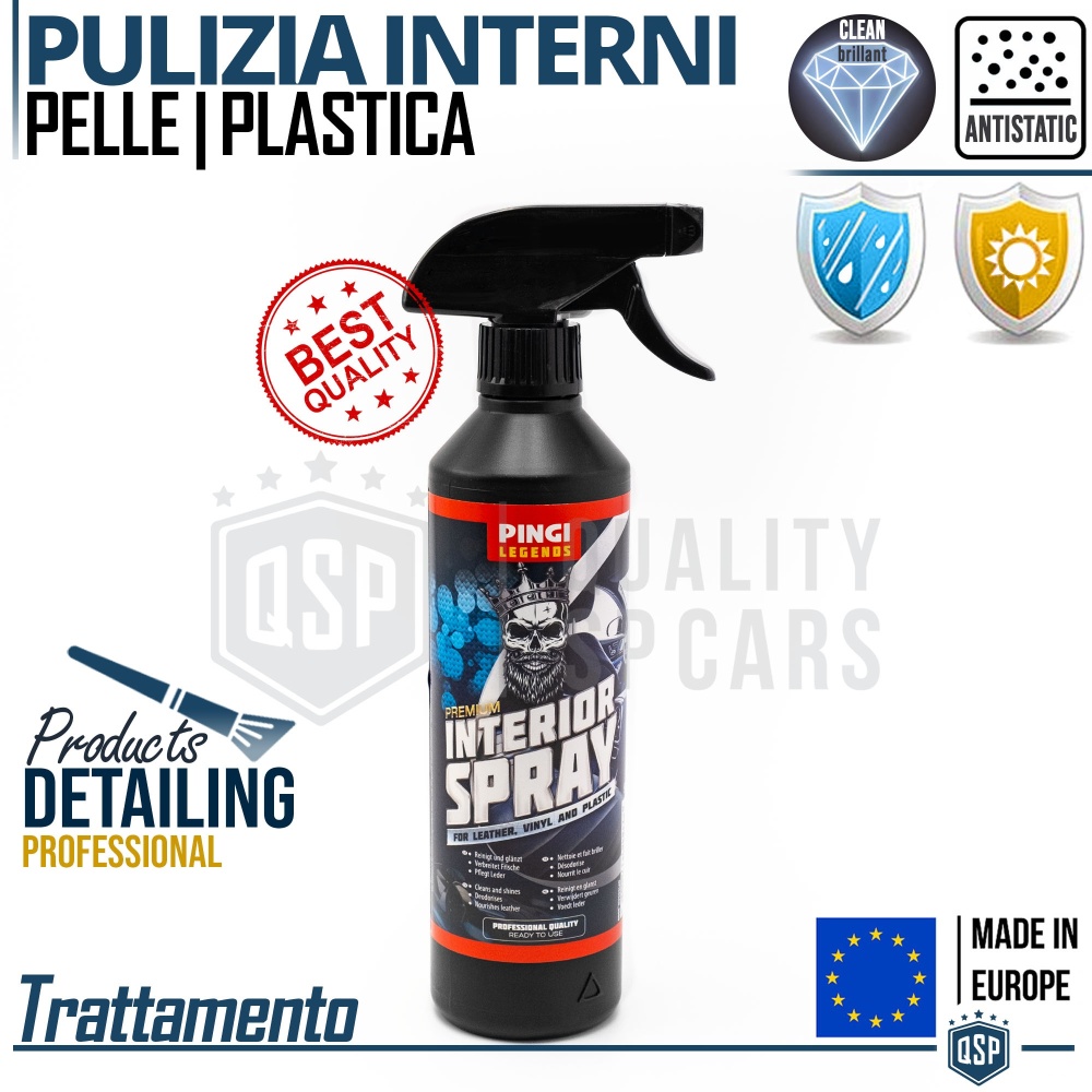 Limpieza INTERIOR Coche Profesional TRATAMIENTO Cuero + Plástico | LEGENDS Car Detailing | FABRICADO EN UE