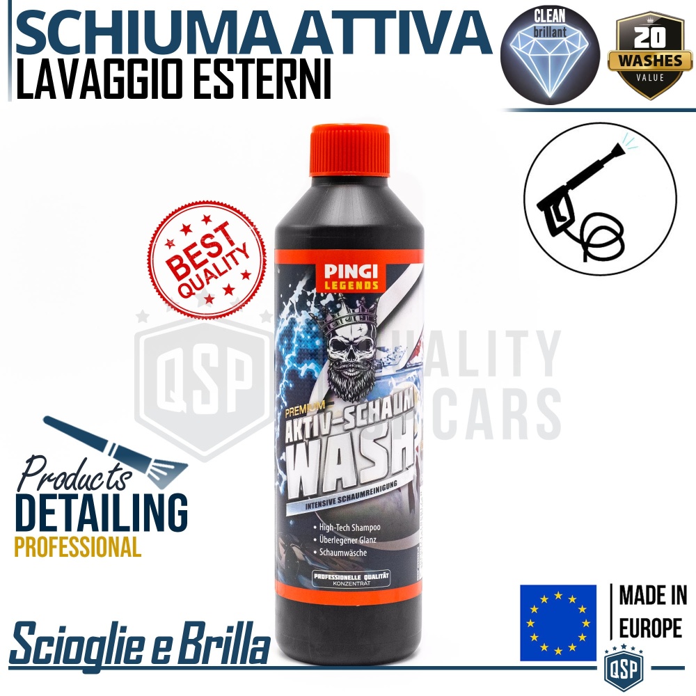 Champú Coche ESPUMA ACTIVA Profesional Lavado con Hidrolimpiadora | LEGEDS Car Detailing | FABRICADO EN EU