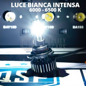 1 Bombilla LED 9012 CANbus 4000LM | Luz Blanca 6000K | Conversión Profesional de Halógena 9012 a LED