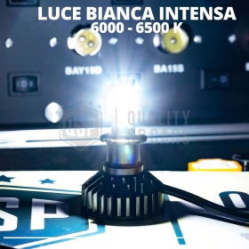 1 Lampadina LED H3 CANbus 4000LM | 6000K Luce Bianca | Conversione da Alogena H3 a LED Professional