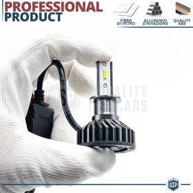 Kit LED H3 CANbus Profesional 8000LM | Luz Blanca 6000K | Conversión de Halógena H3 a LED