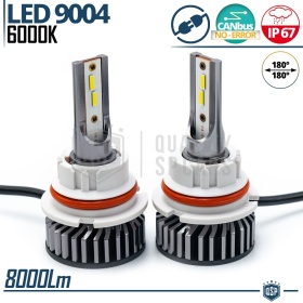 Kit LED 9004 CANbus Profesional 8000LM | Luz Blanca 6000K | Conversión de Halógena 9004 a LED