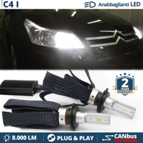 Kit LED H7 para Citroen C4 1 Luces de Cruce CANbus | 6500K Blanco Frío 8000LM