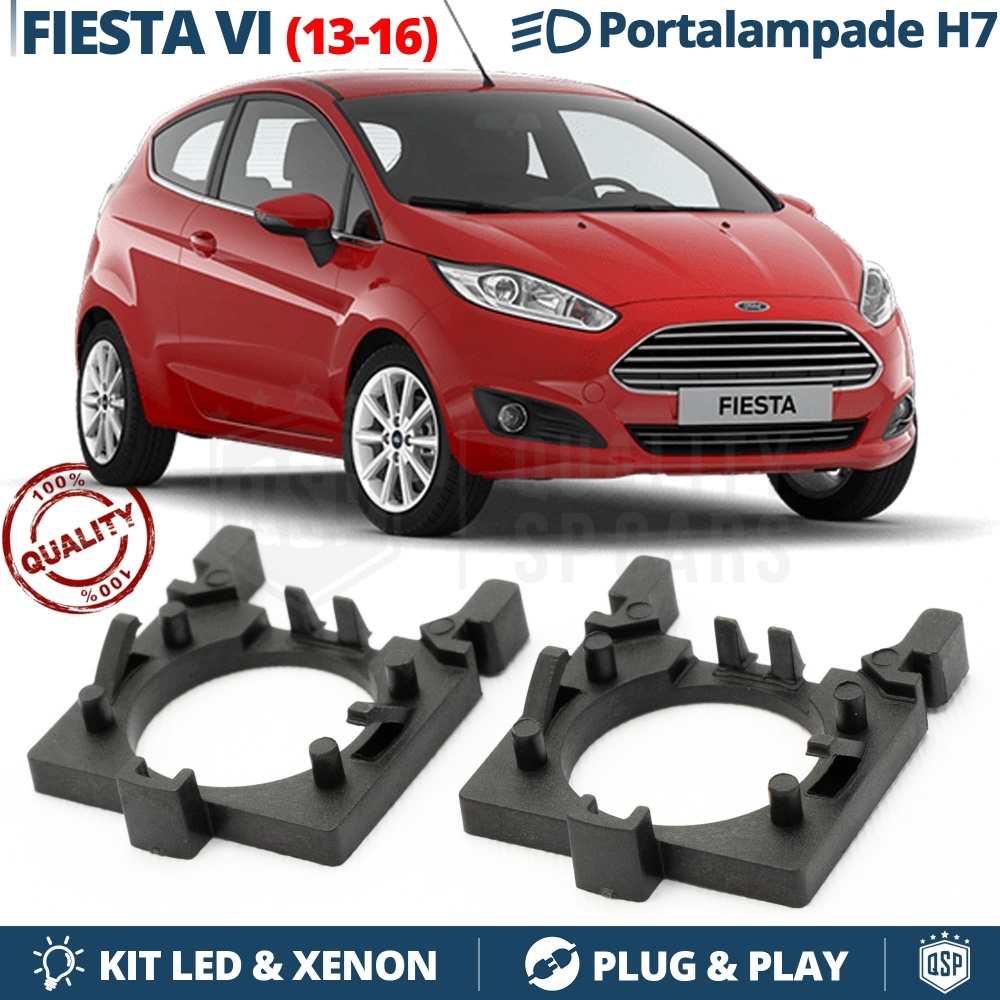 2x ADATTATORI BLOCCAGGIO PORTALAMPADA PER ANABBAGLIANTI FORD FIESTA MK6 (13-17) montaggio KIT LED H7 / Xenon 2x ADATTATORI BLOCCAGGIO PORTALAMPADA PER ANABBAGLIANTI FORD FIESTA MK6 (13-17) montaggio KIT LED H7 / Xenon