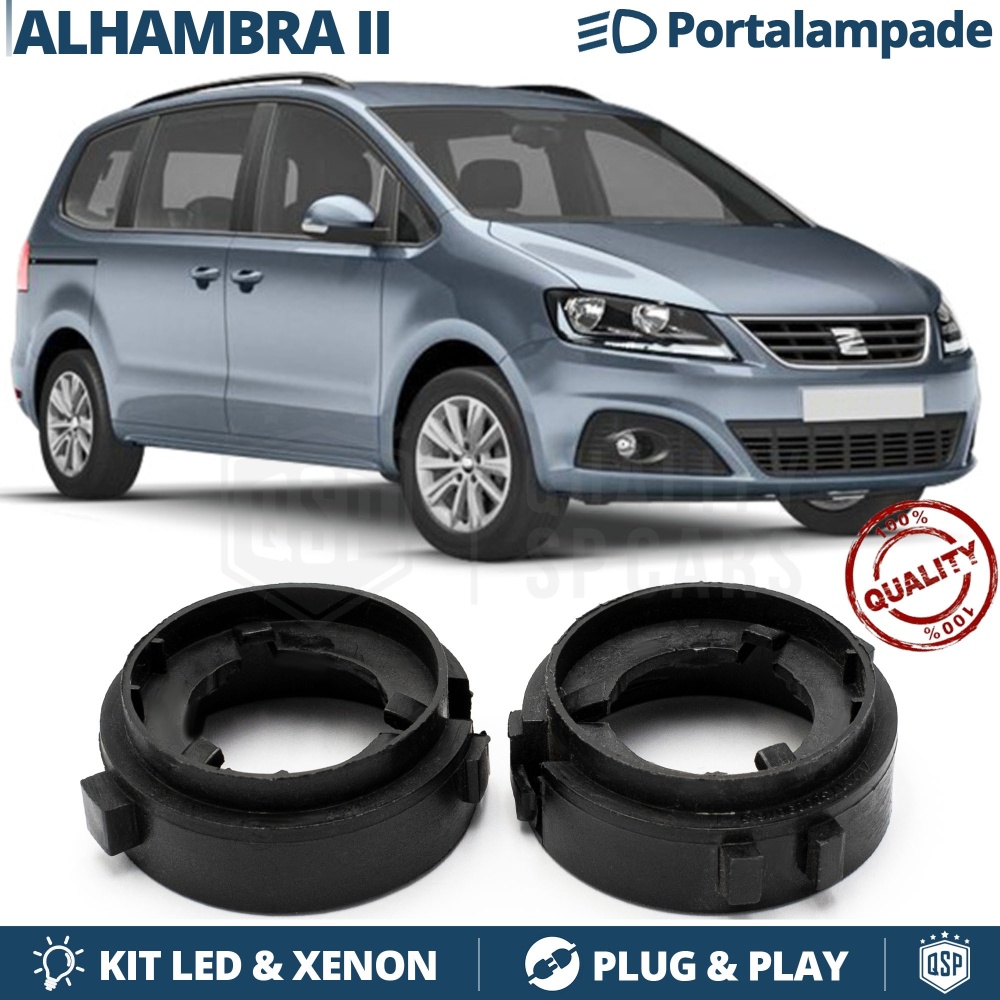 2X Adaptatores del Retenedor para Mercedes Sprinter SEAT ALHAMBRA II Soporte Bombilla para Montaje KIT LED XENON H7 Luces de Cruce / Carretera 2X Adaptatores del Retenedor para Mercedes Sprinter SEAT ALHAMBRA II Soporte Bombilla para Montaje KIT LED XENON H7 Luces de Cruce / Carretera