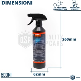 Spray Auto WACHS Professionelles HYDROPHOB Spiegelpolitur | Anwendbar auf Lancia Karosserien Autoaufbereitung