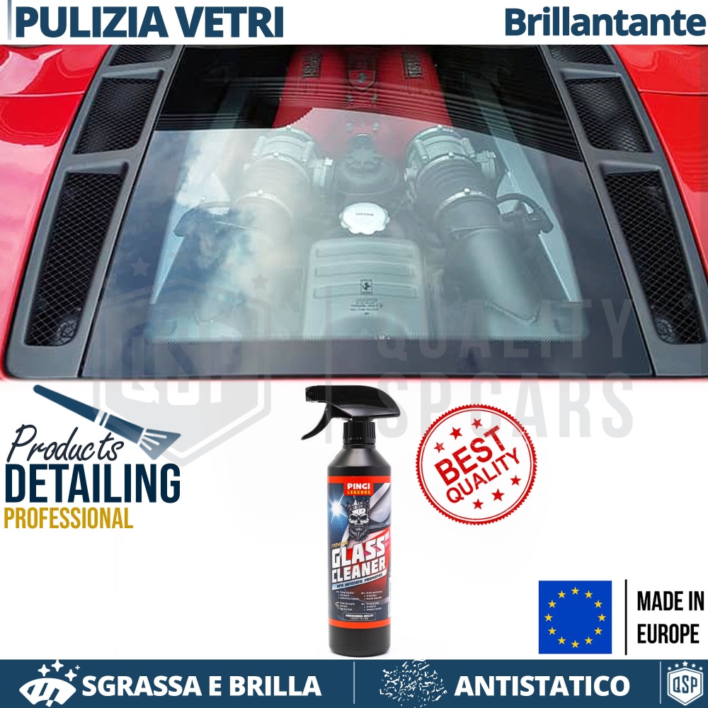 Limpiador de CRISTALES Coches Profesional ANTIESTÁTICO | Limpia Cristales y Espejos de Tu Mitsubishi Detailing
