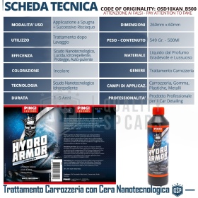 Nanotechnology Car Hydrophobic WAX Professional | Applicable on Lancia Bodywork Car Detailing