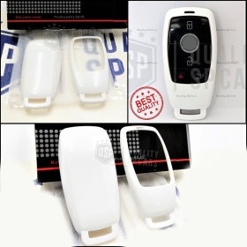 White Hard Remote Key Cover for Mercedes GLE Class (V167) PROTECTOR Shell Case in Thermal Abs