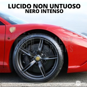 Nero Gomme Auto Professionale Applicabile su Ruote Hummer | CONCENTRATO Nero Intenso Lucido Car Detailing