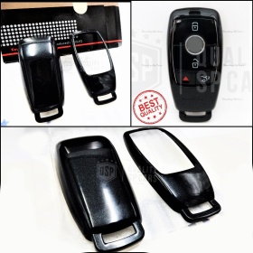 Funda Rígida Llave Mando Negro para Mercedes Clase A (W177) Carcasa Protectora en Abs Térmico