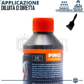 Nero Gomme Auto Professionale Applicabile su Ruote Lancia | CONCENTRATO Nero Intenso Lucido Car Detailing