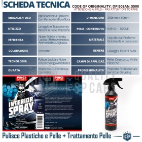 Car INTERIOR Cleaning Professional TREATMENT Leather Seats and Plastics of your Lancia | Car Detailing