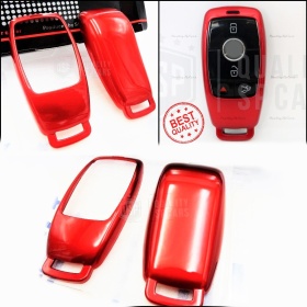 Funda Rígida Llave Mando Roja para Mercedes Clase GLA Carcasa Protectora en Abs Térmico