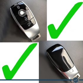 Red Hard Remote Key Cover for Mercedes GLE Class (V167) PROTECTOR Shell Case in Thermal Abs