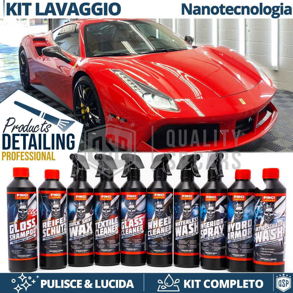 Kit LAVADO de Coche COMPLETO Profesional para tu Seat | Nanotecnología, Pulido, Limpieza | FABRICADO EN LA UE