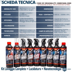 Kit LAVADO de Coche COMPLETO Profesional para tu Seat | Nanotecnología, Pulido, Limpieza | FABRICADO EN LA UE