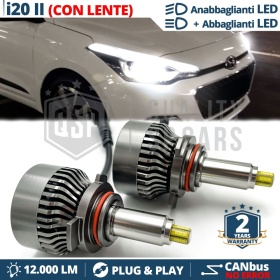 LED Kit for HYUNDAI i20 2 | Low + High Beam HB3 CANbus White Light 12000LM 6500K