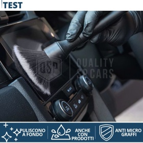 SET 8 Pennelli DETAILING Pulizia Auto Interni Esterni Professionale | Antigraffio Antistatici in ABS
