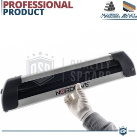 PORTAESQUÍS Coche Universal NORDRIVE en Aluminio | Sobre Techo con Barras de Techo | Aprobado TÜV GS