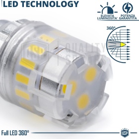 1pc T15 W16W LED Bulb CANbus | 360° Powerful ICE White Light 6500K | Plug & Play