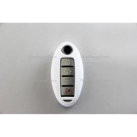 White Hard Remote Key Cover for Nissan Leaf II (ZE1) PROTECTOR Shell Case in Thermal Abs