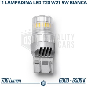 1x Bombilla LED T20 - W21/5W CANnbus | Luz Potente Blanco Frío 6500K | 700 LUMEN