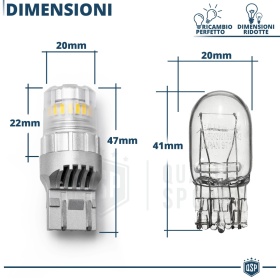 1x Bombilla LED T20 - W21/5W CANnbus | Luz Potente Blanco Frío 6500K | 700 LUMEN