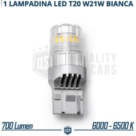 1x Bombilla LED T20 - W21W CANnbus | Luz Potente Blanco Frío 6500K | 700 LUMEN